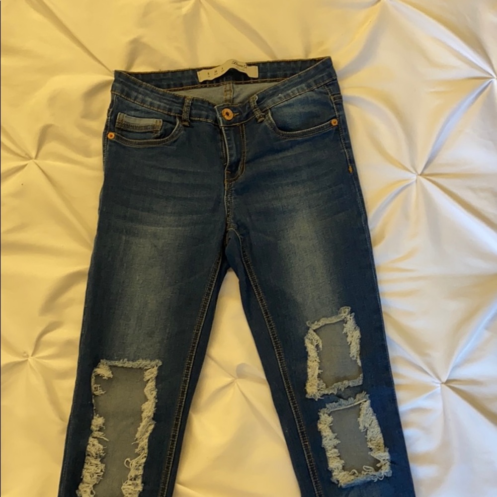 Mid rise jeans